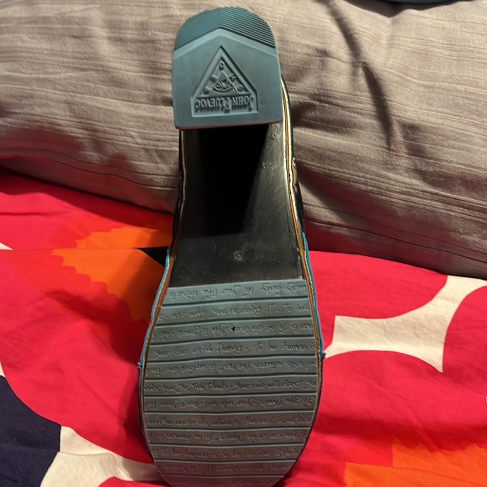 Multi blue platform shoes - Picture 3 of 6